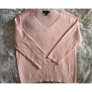 Ralph Lauren Women's Pink Sweater